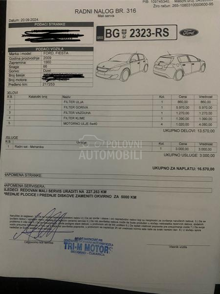 Ford Fiesta 1.6  TDCI