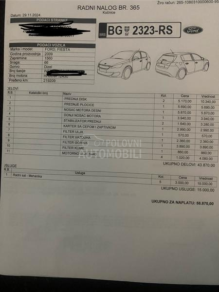 Ford Fiesta 1.6  TDCI