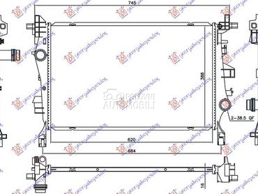 HLADNJAK MOTORA 1.4 TURBO... za Jeep Renegade za 2018. god.