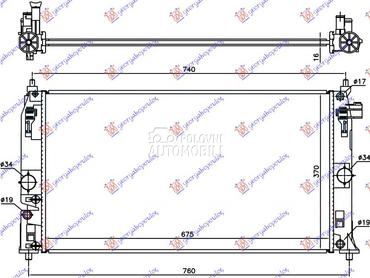 HLADNJAK MOTORA 1.8 HIBRID za Toyota Corolla od 2018. do 2023. god.