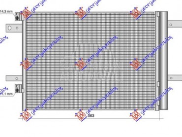 HLADNJAK KLIME za Citroen C5 za 2018. god.