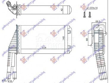 GREJAC KABINE za Toyota Aygo od 2012. do 2014. god.
