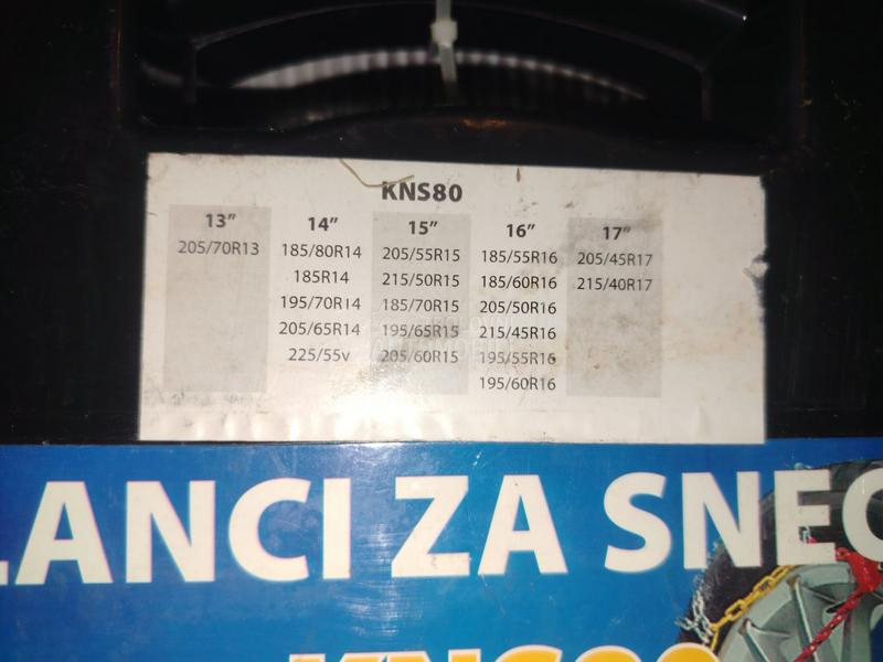 Lanci za sneg grupa 80