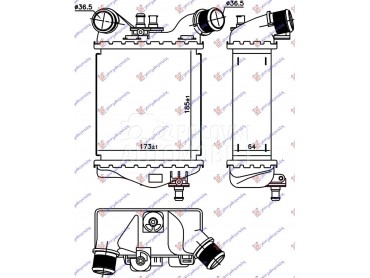 HLADNJAK INTERKULERA... za Fiat 500 za 2015. god.