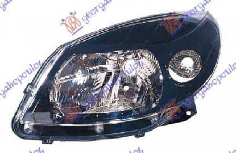 FAR ELEKTRICNI CRNI Levo