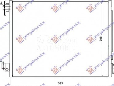 HLADNJAK KLIME... za Dacia Duster za 2024. god.