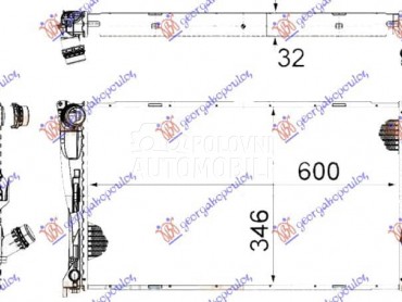 HLADNJAK MOTORA 3.0 BENZIN... za BMW Serija 3 od 2008. do 2012. god.