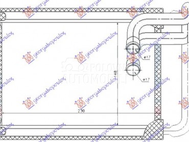 GREJAC KABINE za Hyundai Sonata od 2006. do 2011. god.