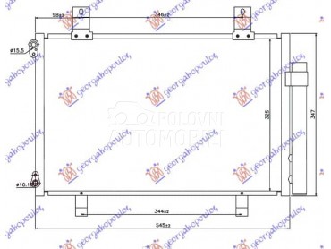 HLADNJAK KLIME BENZIN/DIZEL za Suzuki Swift od 2006. do 2011. god.