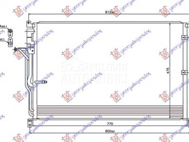 HLADNJAK KLIME ZA SVE... za Audi A8 od 2002. do 2009. god.