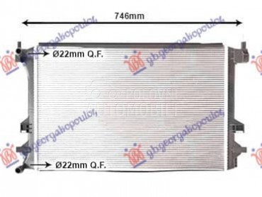 HLADNJAK MOTORA... za Volkswagen Polo za 2021. god.