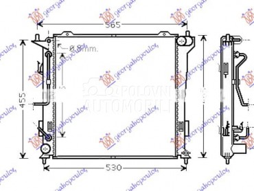 HLADNJAK MOTORA 1.6 CRDi DIZEL za Kia cee`d od 2007. do 2010. god.