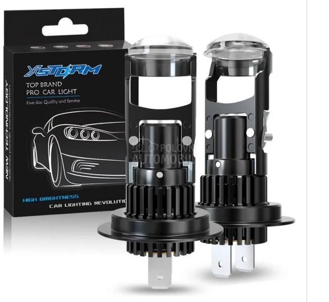 H7 Led sijalice sa sočivom/projektorom 1 na 1