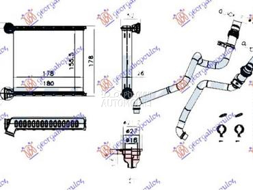 GREJAC KABINE za Volkswagen Jetta od 2010. do 2014. god.
