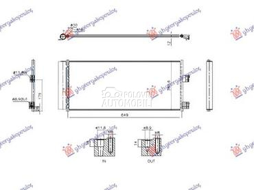 HLADNJAK KLIME BENZIN/DIZEL za Opel Corsa E od 2015. do 2019. god.