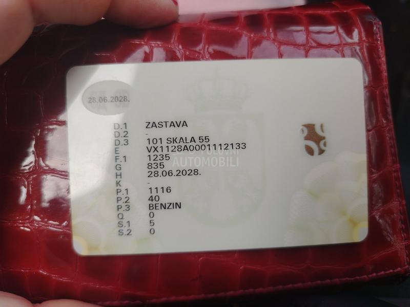 Zastava 101 skala 55