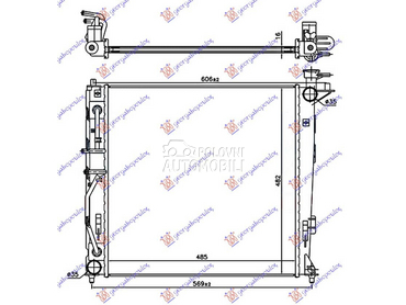 HLADNJAK MOTORA 2.0 CRDi... za Kia Sportage od 2010. do 2014. god.