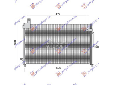 HLADNJAK KLIME 0.8 6V 1.0 8V za Daewoo Matiz od 2000. do 2005. god.