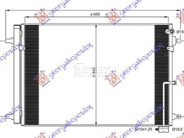 HLADNJAK KLIME... za Audi A8 od 2009. do 2013. god.