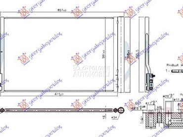 HLADNJAK KLIME 1.1... za Opel Insignia za 2017. god.