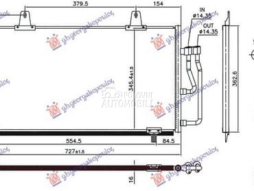 HLADNJAK KLIME ELEKTRICNI za Opel Mokka za 2020. god.