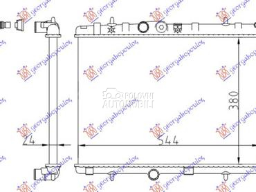 HLADNJAK MOTORA... za Peugeot 301 od 2012. do 2017. god.