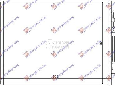 HLADNJAK KLIME za Volvo V70 od 2007. do 2013. god.