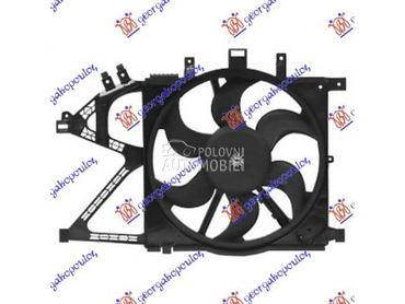 VENTILATOR KOMPLET za Opel Corsa C od 2000. do 2006. god.