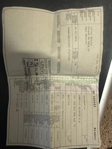 Renault Fluence EL pogon