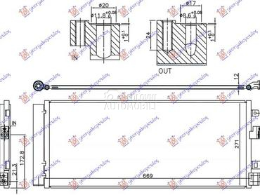 HLADNJAK KLIME... za Opel Corsa E od 2015. do 2019. god.
