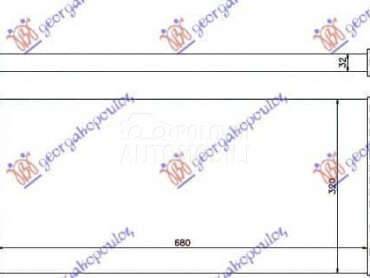 HLADNJAK INTERKULERA... za Fiat Scudo od 2004. do 2007. god.