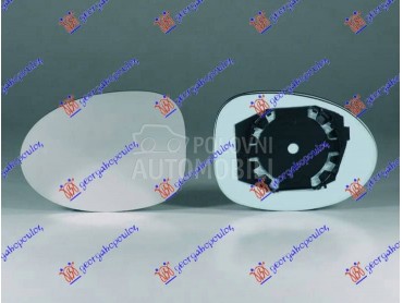STAKLO RETROVIZORA Levo za Renault Twingo od 2000. do 2007. god.