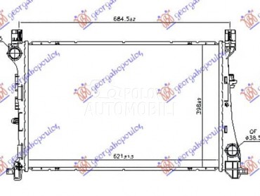 HLADNJAK MOTORA 1.6 MJTD DIZEL za Fiat 500 za 2017. god.