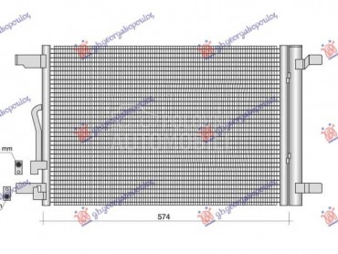 HLADNJAK KLIME za Škoda Superb za 2024. god.