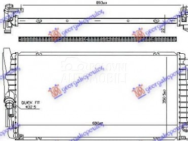 HLADNJAK MOTORA 1.5 BENZIN za MINI One od 2014. do 2021. god.