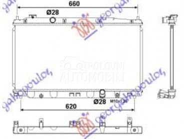 HLADNJAK MOTORA DIZEL za Honda Jazz od 2008. do 2011. god.