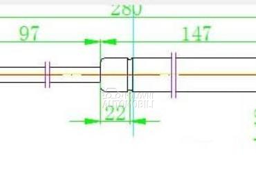 AMORTIZER GEPEK VRATA 4... za Mazda 3 od 2008. do 2013. god.