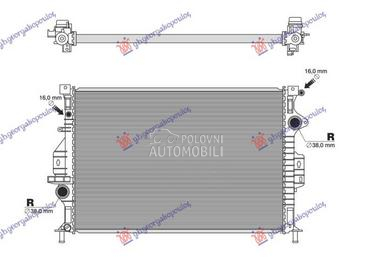 HLADNJAK MOTORA... za Peugeot 5008 od 2016. do 2020. god.