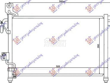HLADNJAK KLIME BENZIN/DIZEL za Mazda 5 od 1995. do 1998. god.