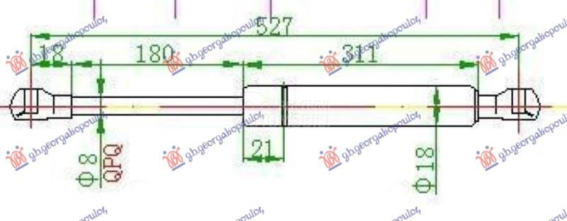 AMORTIZER GEPEK VRATA...