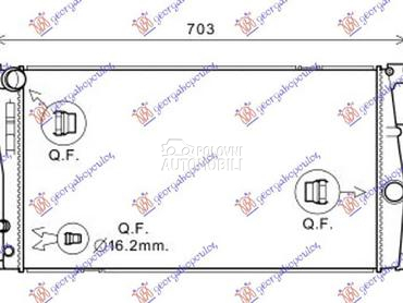 HLADNJAK MOTORA za BMW Serija 5 od 2010. do 2013. god.