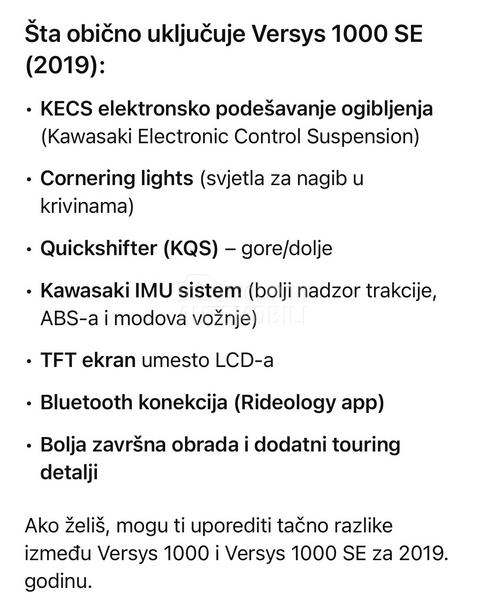 Kawasaki Versys 1000 SE