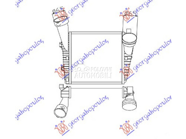 HLADNJAK INTERKULERA... za Porsche Cayenne od 2003. do 2010. god.