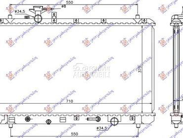 HLADNJAK MOTORA 2.0 BENZIN za Suzuki SX4 od 2007. do 2013. god.