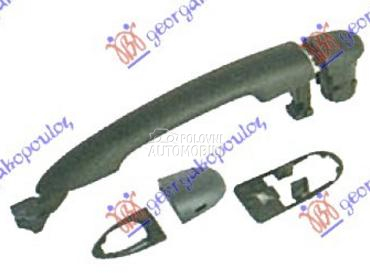 KVAKA VRATA SPOLJASNJA CRNA za Renault Megane od 2005. do 2008. god.