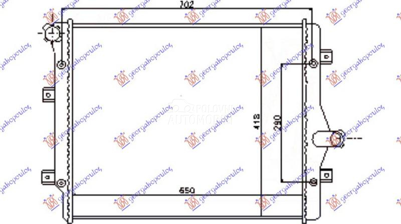HLADNJAK MOTORA 2.0 TFSi...