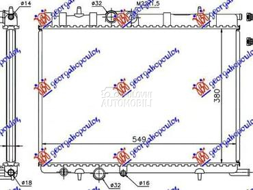 HLADNJAK MOTORA BENZIN/DIZEL za Citroen Berlingo od 2015. do 2019. god.