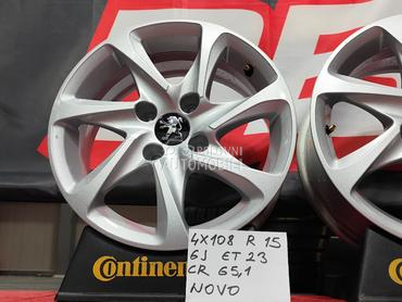 Aluminijumske felne  15" 4 x 108