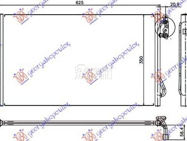 HLADNJAK KLIME za BMW Serija 3 od 2011. do 2013. god.