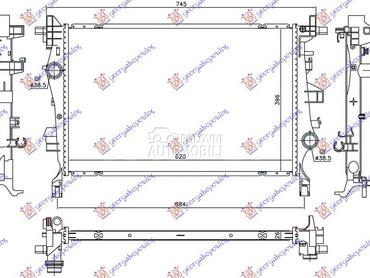HLADNJAK MOTORA 2.0 MJTD DIZEL za Jeep Renegade za 2018. god.